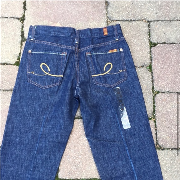 NWT 7 For All Mankind 28x 35 High Waist Straight * - Picture 6 of 8